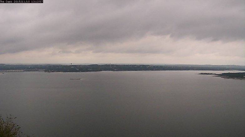 Lake Travis webcam, November 10, 2015 12:20 PM CT