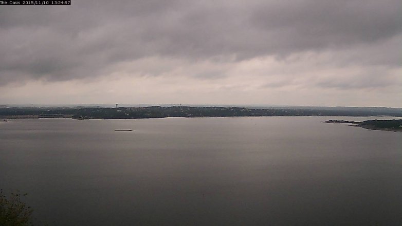 Lake Travis webcam, November 10, 2015 12:30 PM CT