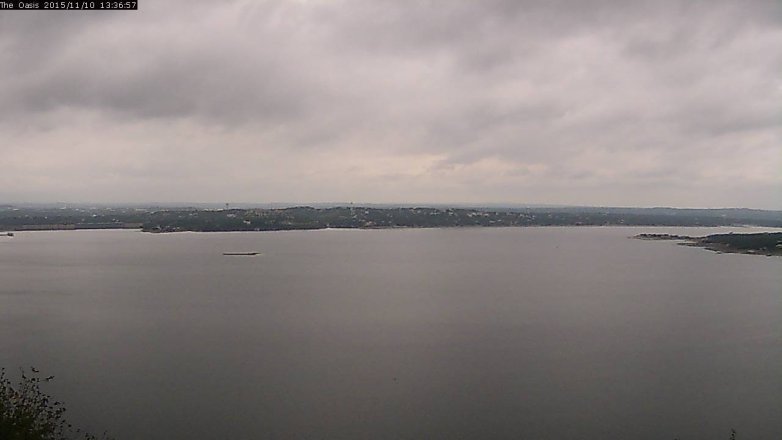 Lake Travis webcam, November 10, 2015 12:45 PM CT