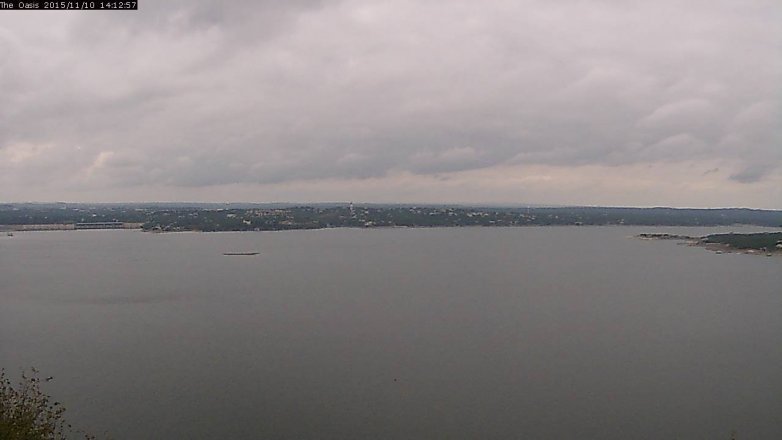 Lake Travis webcam, November 10, 2015 1:20 PM CT