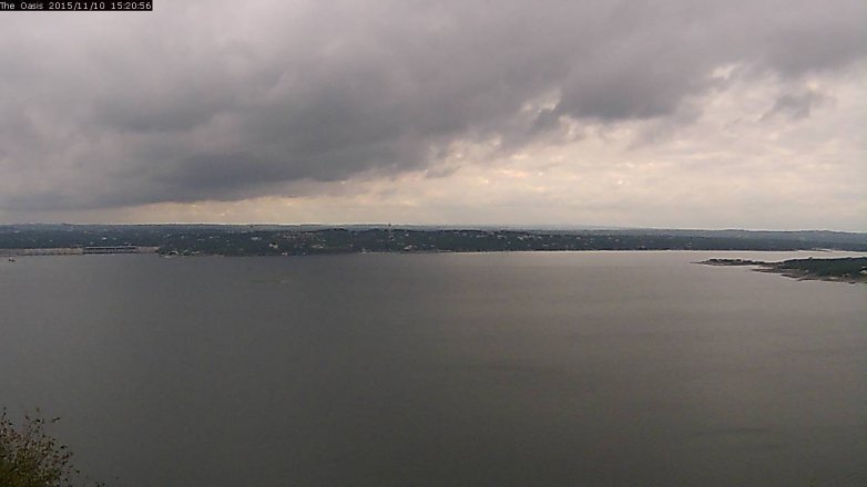 Lake Travis webcam, November 10, 2015 2:30 PM CT
