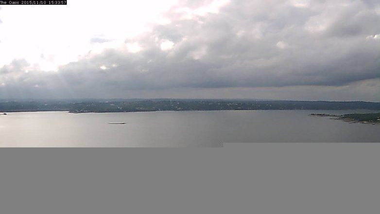 Lake Travis webcam, November 10, 2015 2:40 PM CT