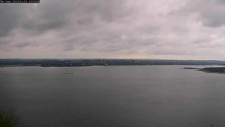 Lake Travis webcam, November 10, 2015 3:00 PM CT