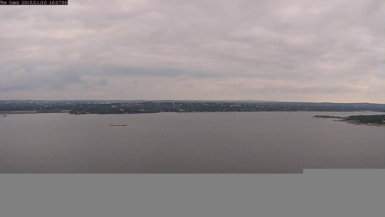 Lake Travis webcam, November 10, 2015 3:35 PM CT