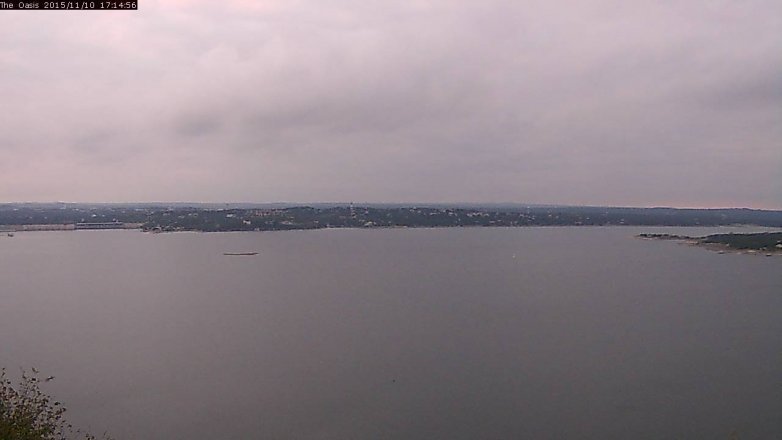 Lake Travis webcam, November 10, 2015 4:20 PM CT
