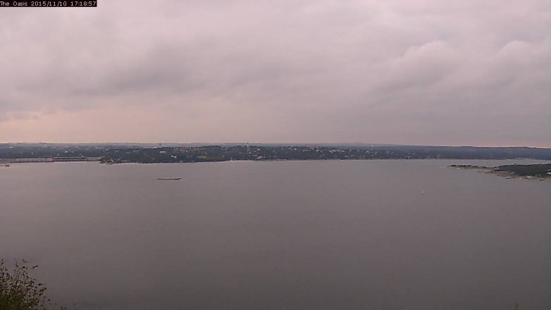 Lake Travis webcam, November 10, 2015 4:25 PM CT
