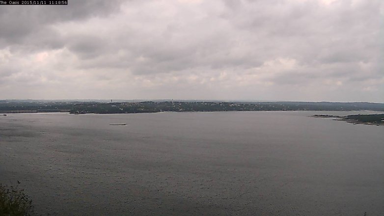 Lake Travis webcam, November 11, 2015 10:25 AM CT