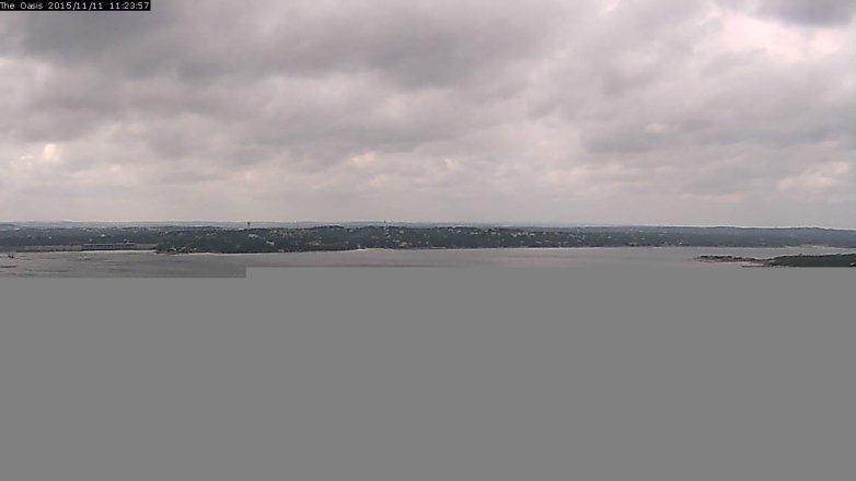 Lake Travis webcam, November 11, 2015 10:30 AM CT