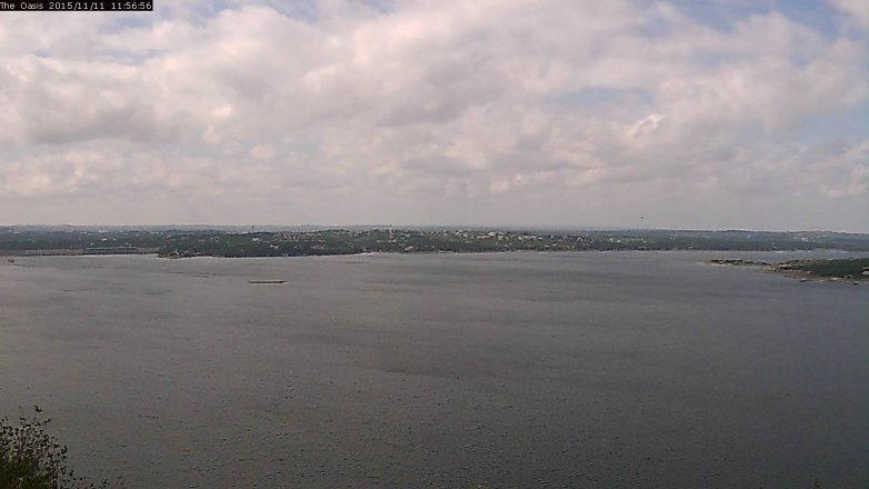Lake Travis webcam, November 11, 2015 11:05 AM CT