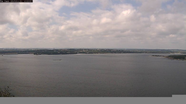 Lake Travis webcam, November 11, 2015 11:10 AM CT