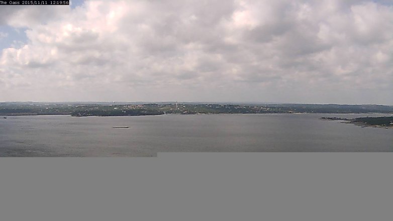 Lake Travis webcam, November 11, 2015 11:25 AM CT