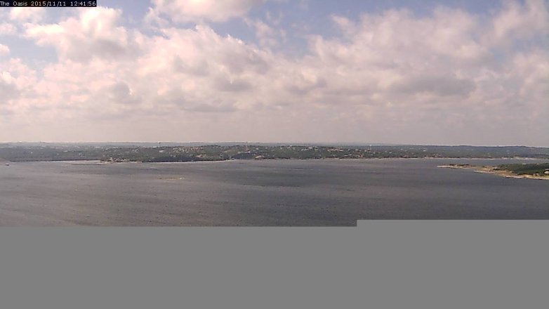 Lake Travis webcam, November 11, 2015 11:45 AM CT