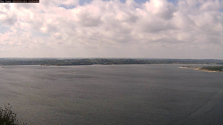 Lake Travis webcam, November 11, 2015 12:00 PM CT