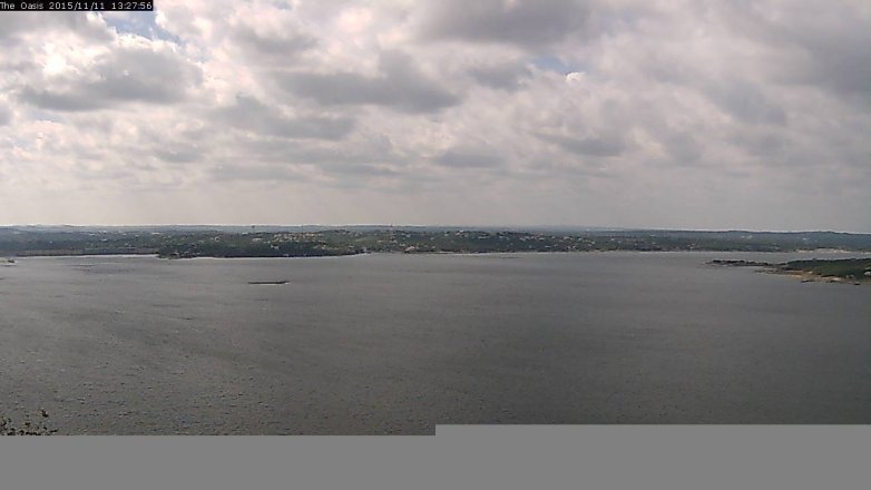 Lake Travis webcam, November 11, 2015 12:35 PM CT