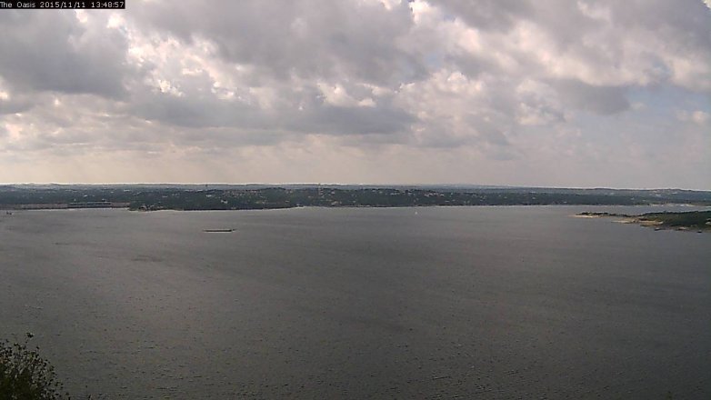 Lake Travis webcam, November 11, 2015 12:55 PM CT