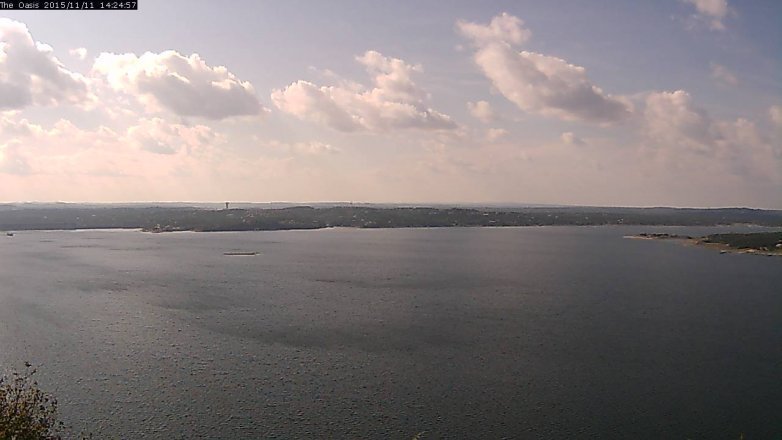 Lake Travis webcam, November 11, 2015 1:30 PM CT