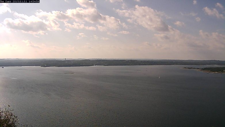 Lake Travis webcam, November 11, 2015 2:00 PM CT