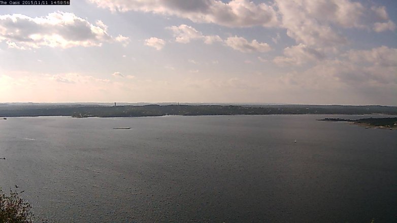 Lake Travis webcam, November 11, 2015 2:05 PM CT