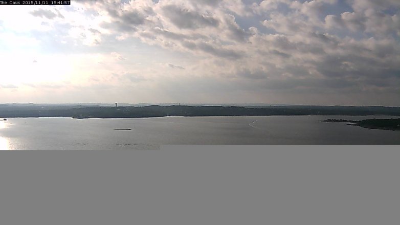 Lake Travis webcam, November 11, 2015 2:45 PM CT