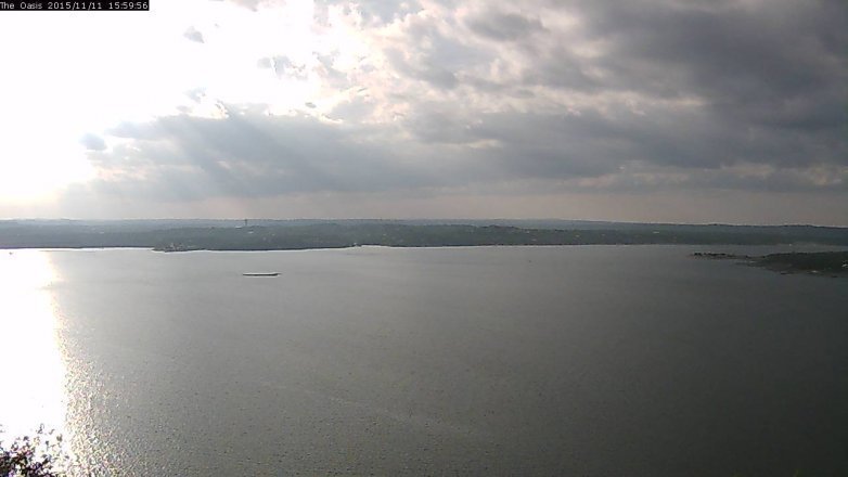 Lake Travis webcam, November 11, 2015 3:05 PM CT