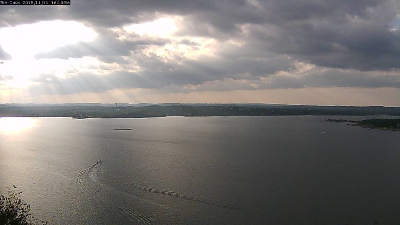 Lake Travis webcam, November 11, 2015 3:15 PM CT