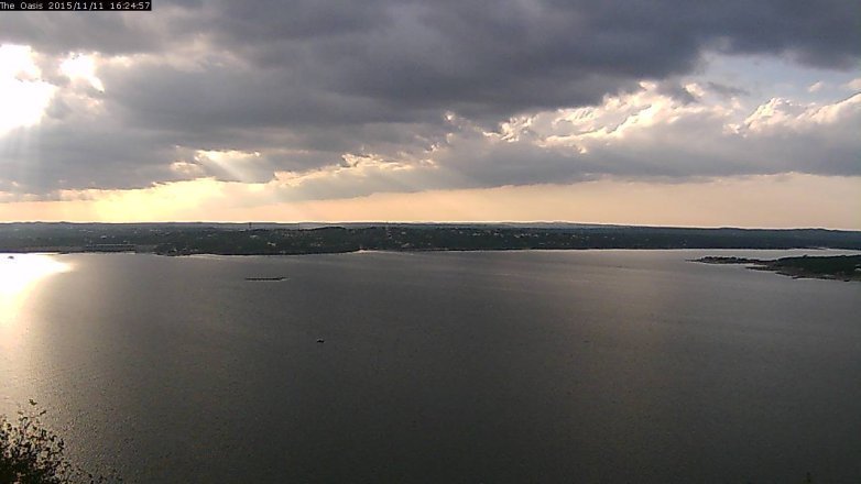 Lake Travis webcam, November 11, 2015 3:30 PM CT