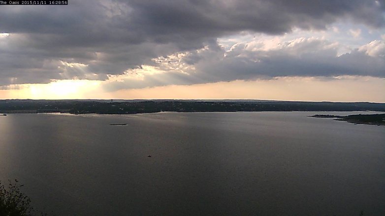 Lake Travis webcam, November 11, 2015 3:35 PM CT
