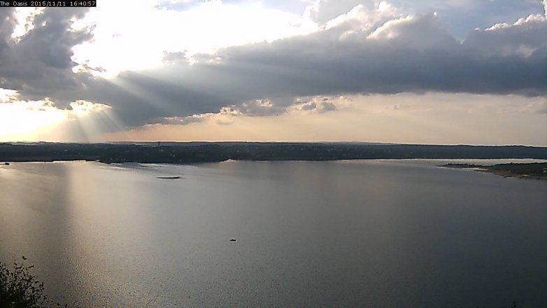 Lake Travis webcam, November 11, 2015 3:45 PM CT