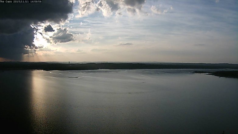 Lake Travis webcam, November 11, 2015 4:05 PM CT