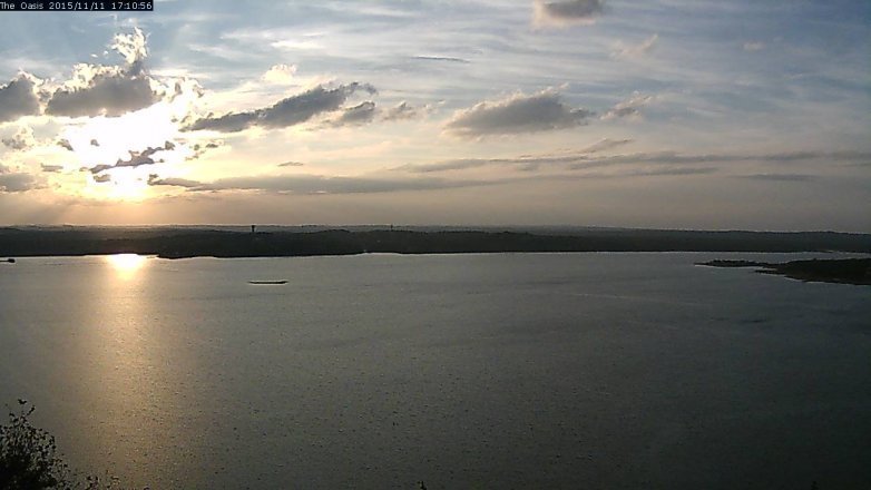 Lake Travis webcam, November 11, 2015 4:20 PM CT