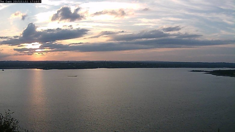Lake Travis webcam, November 11, 2015 4:25 PM CT