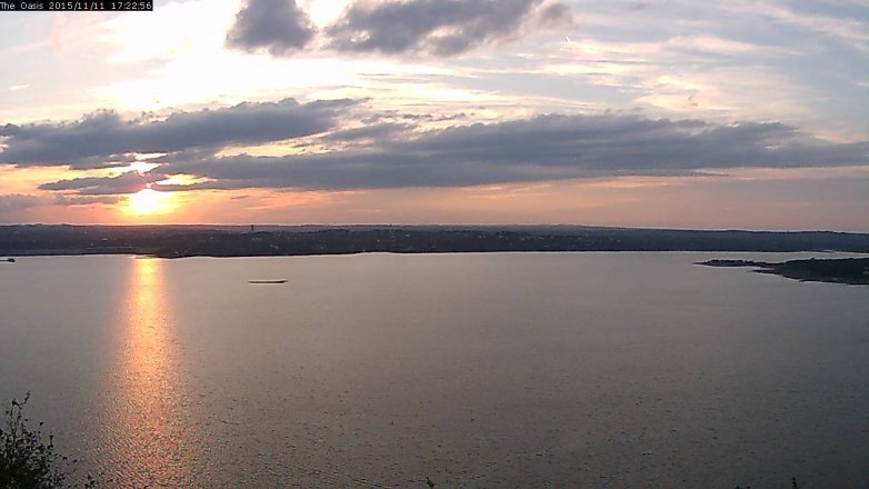 Lake Travis webcam, November 11, 2015 4:30 PM CT