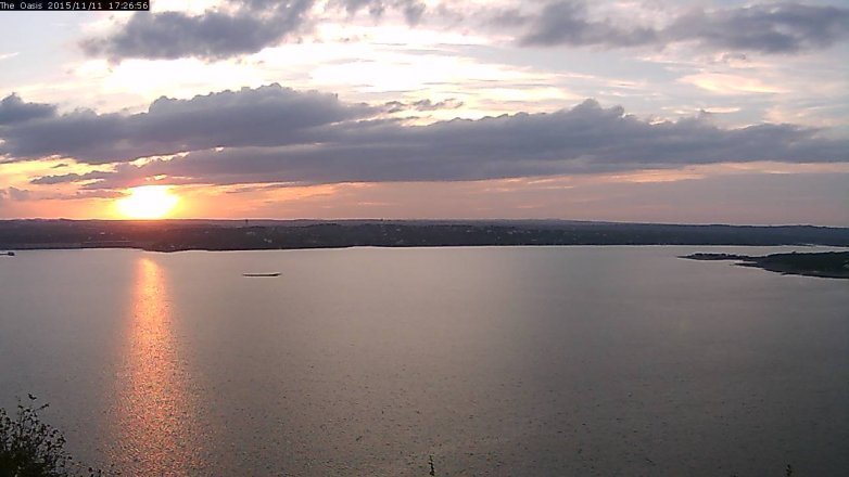 Lake Travis webcam, November 11, 2015 4:35 PM CT