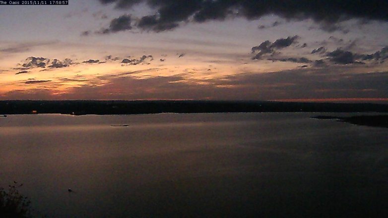 Lake Travis webcam, November 11, 2015 5:05 PM CT