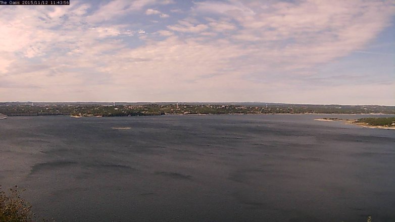Lake Travis webcam, November 12, 2015 10:50 AM CT