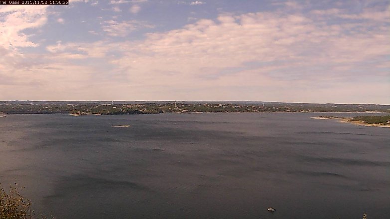 Lake Travis webcam, November 12, 2015 11:00 AM CT
