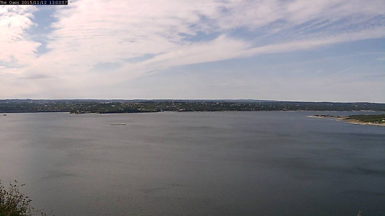 Lake Travis webcam, November 12, 2015 12:10 PM CT