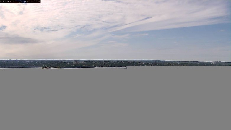 Lake Travis webcam, November 12, 2015 12:20 PM CT