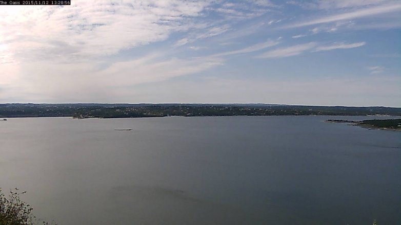 Lake Travis webcam, November 12, 2015 12:35 PM CT
