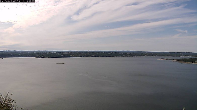 Lake Travis webcam, November 12, 2015 1:00 PM CT