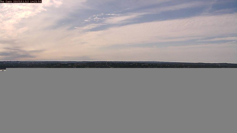 Lake Travis webcam, November 12, 2015 1:30 PM CT