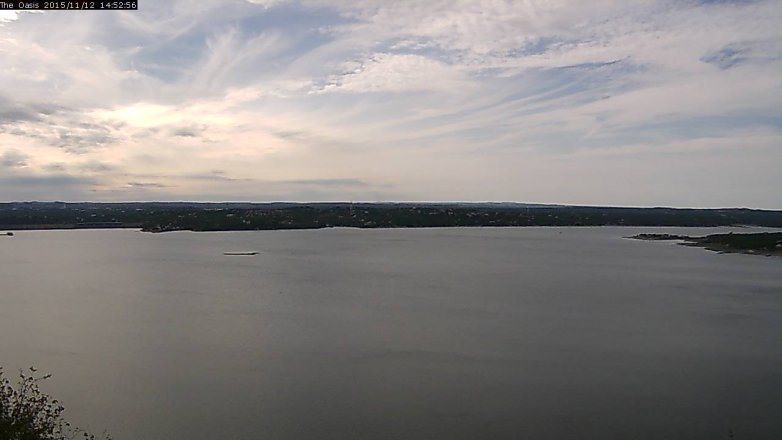 Lake Travis webcam, November 12, 2015 2:00 PM CT