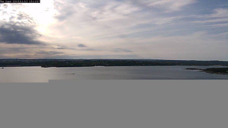 Lake Travis webcam, November 12, 2015 2:20 PM CT
