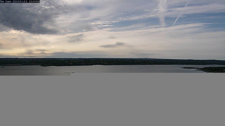 Lake Travis webcam, November 12, 2015 2:40 PM CT