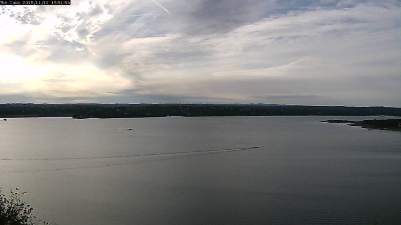 Lake Travis webcam, November 12, 2015 2:55 PM CT