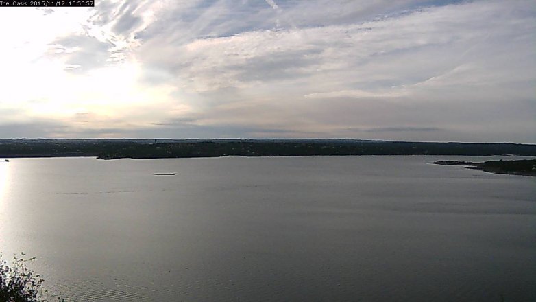 Lake Travis webcam, November 12, 2015 3:05 PM CT