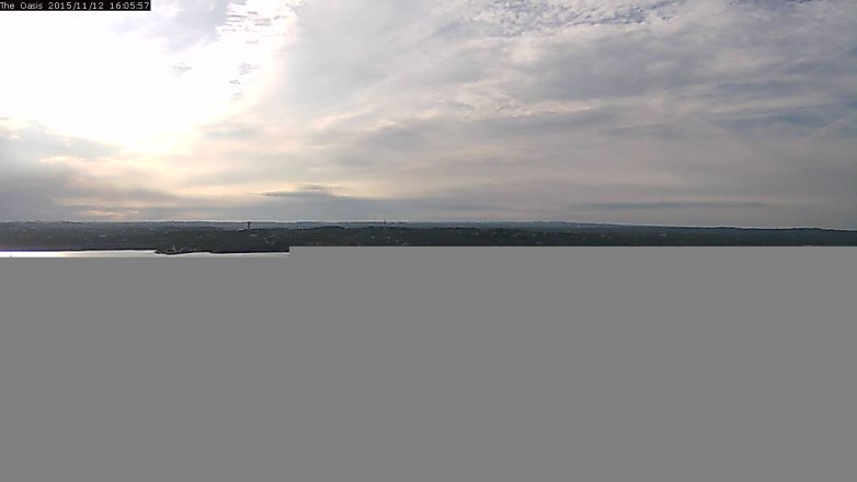 Lake Travis webcam, November 12, 2015 3:10 PM CT