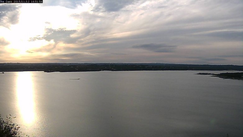 Lake Travis webcam, November 12, 2015 4:00 PM CT