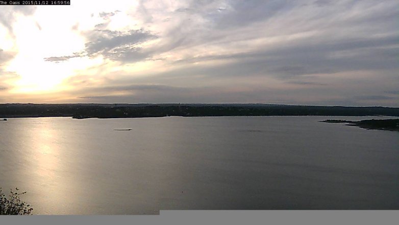 Lake Travis webcam, November 12, 2015 4:05 PM CT