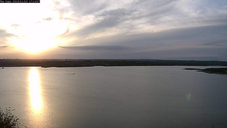 Lake Travis webcam, November 12, 2015 4:20 PM CT